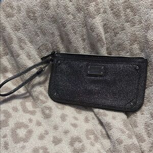Nine West Wristlet glitter silver